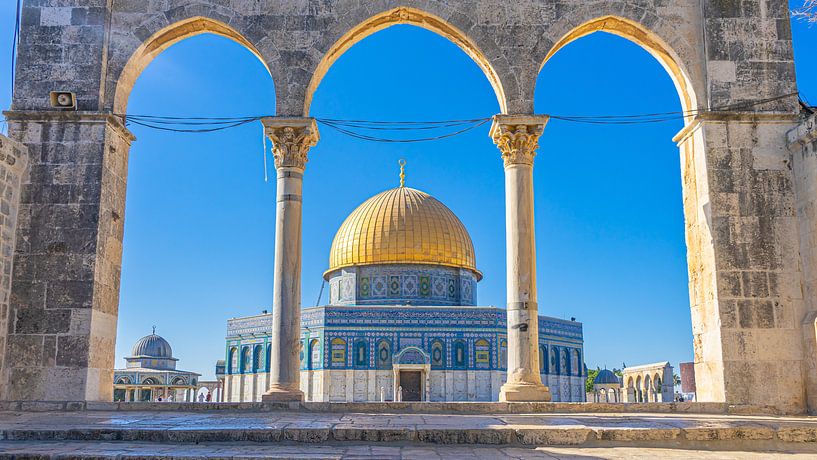 Dome of the Rock, Jeruzalem van Jessica Lokker