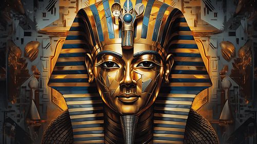 Toetanchamonmasker van de oude Egyptische koning