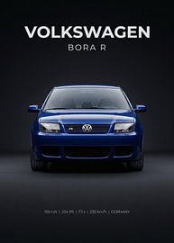 Volkswagen Bora R – Studioaufnahme von vorne von Cross