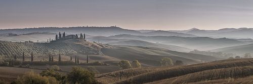 Sonnenaufgang bei Podere Belvedere in der Toskana