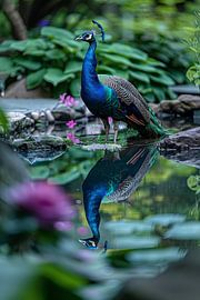 Peacock by Poster Art Shop