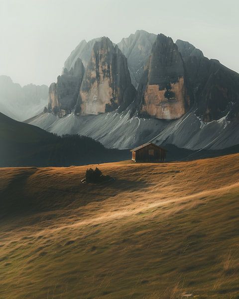 Herfst in de Dolomieten van fernlichtsicht