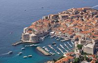View of the old centre of Dubrovnik