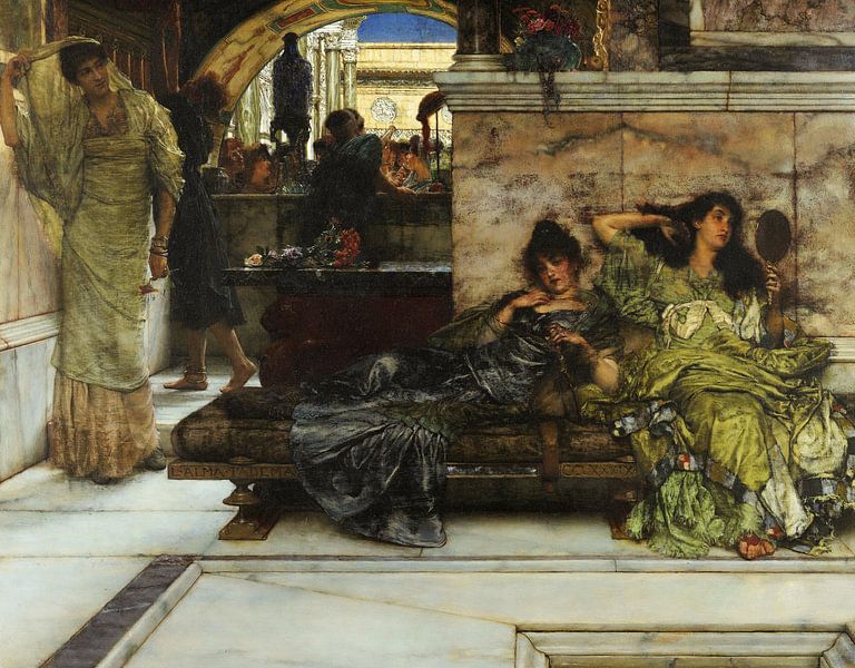 Alma-Tadema, Sir Lawrence,Sanctuary of Venus by finemasterpiece