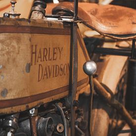 Moto Harley Davidson de 1915 sur Frederike Heuvel