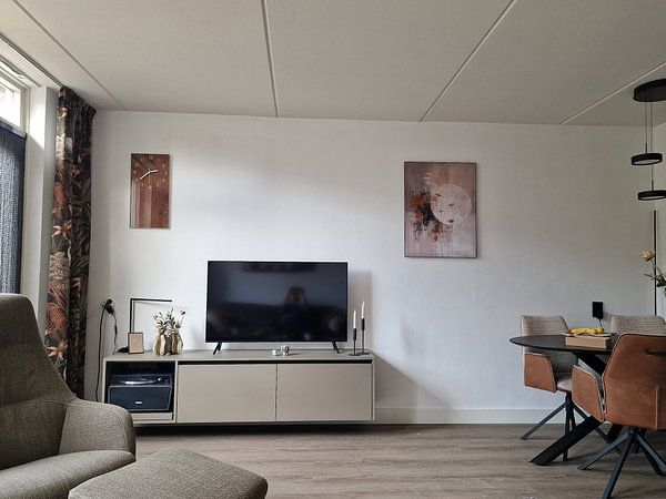 Paysage dans les tons de terre, style japonais