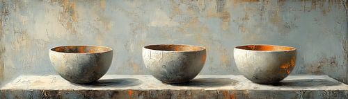 Nature morte moderne en céramique