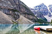 At Moraine Lake ......