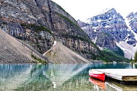 At Moraine Lake ......