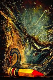 Künstliche Intelligenz : Der Schwan von Photoart-Naegele