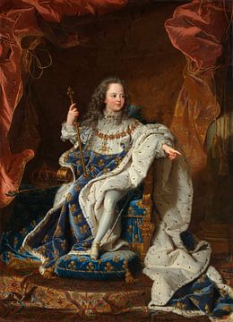 Louis XV als kind, Hyacinthe Rigaud - ca. 1716
