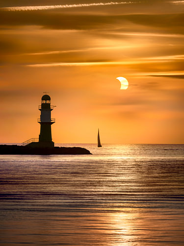 Warnemünde Solar Eclipse by Voss photography