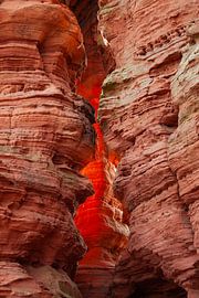 Evening rock glow Altschloßfelsen Pfalz Eppenbrunn by Jiri Viehmann