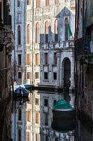 Reflection in canal Venice