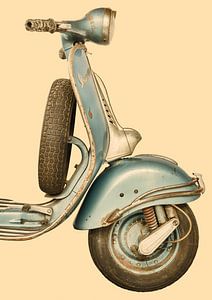 Die alte Vespa von Martin Bergsma