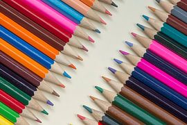 Collectie van bont gekleurde potloden von Tonko Oosterink