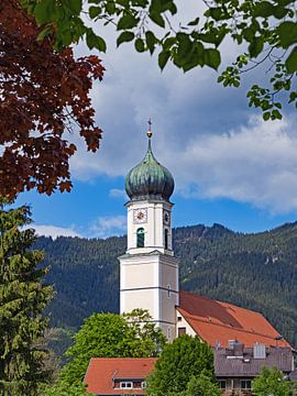 Kerk in Oberammergau van Katrin May