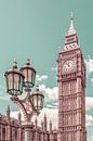 LONDON Elizabeth Tower | urbaner Vintage-Stil von Melanie Viola Miniaturansicht