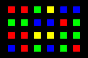 Verschachtelt | Mittig | 06x04 | N=01 | Random #03 | RGBY