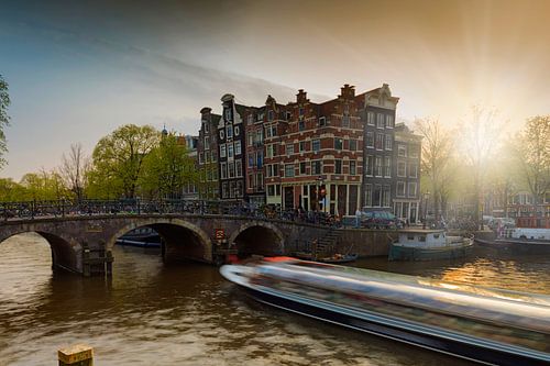 Amsterdamse grachtenpanden aan de Brouwersgracht