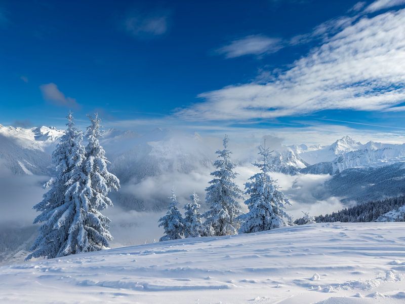 Winterlandschaft im Montafon von Dirk Rüter