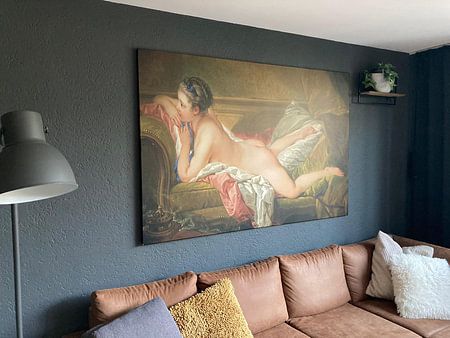 François Boucher. Rustend meisje