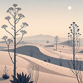 Desert Bloom Serenity by Artistic