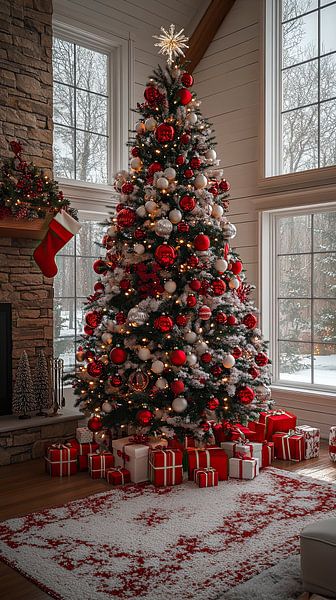 Kerstboom &amp; Haard van Lufy