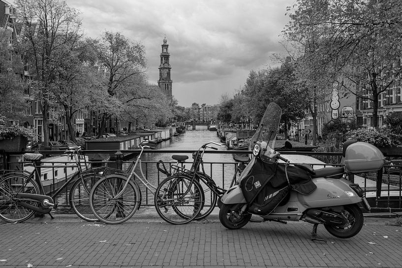 L'automne sur le Prinsengracht à Amsterdam par Peter Bartelings