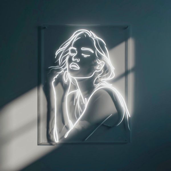 Neon Girl by Harry Hadders Design
