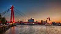 Willemsbrug with new lighting