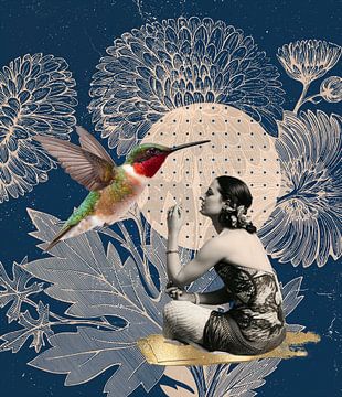 The bird and the girl van collagesdemarie