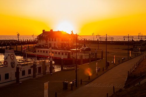 Golden hour in the Haven Oudeschild