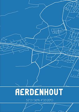 Blueprint | Map | Aerdenhout (North Holland) by Rezona