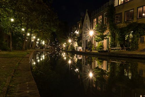 City Stars and Reflections - Oudegracht, Utrecht, Nederland