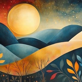 Coucher de soleil quelque part sur Jutta Maria Pusl