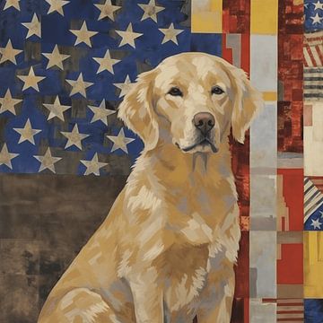 Retriever and Revolution by Pandzr Street and Digital Art