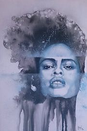 Blauer Himmel von Helma van der Zwan