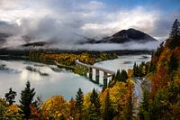 Lake Sylvenstein in Bavaria