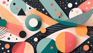 Vormen en patronen met kleuren van Mustafa Kurnaz