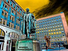 Dialoog tussen tijd en kleur van Hadi Navid