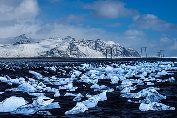 Jökulsárlón Ice Lagoon van Edwin van Wijk