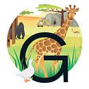 De Giraffe en de Gorilla van Hannahland . thumbnail
