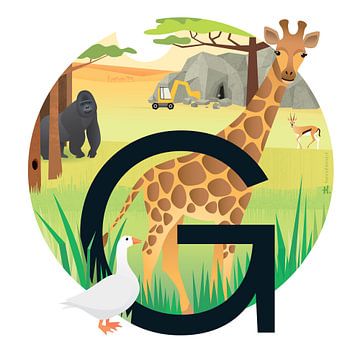 De Giraffe en de Gorilla