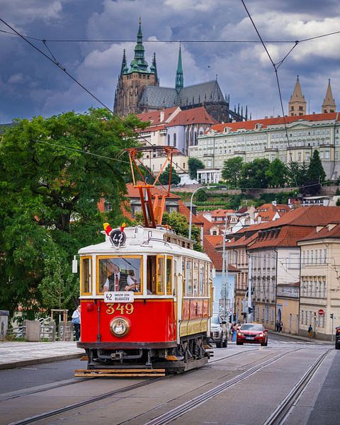 Straßenbahn in Prag (1) von Goos den Biesen