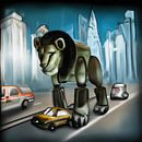 Giant King in the City van Lions-Art thumbnail