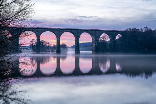 Ruhr bij Witten, Ruhrgebied, Noordrijn-Westfalen, Duitsland