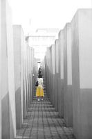 Woman in yellow