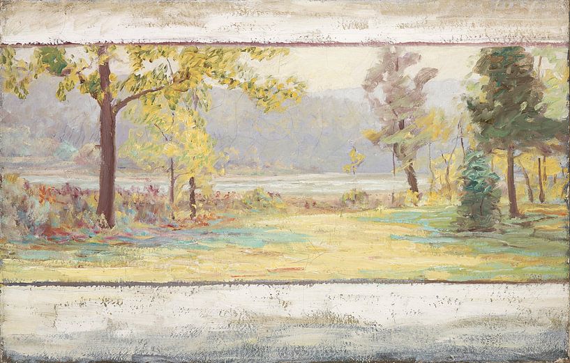 John Ottis Adams~Sketch pour le Sun Room de l'hôpital de la ville d'Indianapolis par finemasterpiece