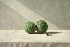 Green Duo Delight by Art Whims